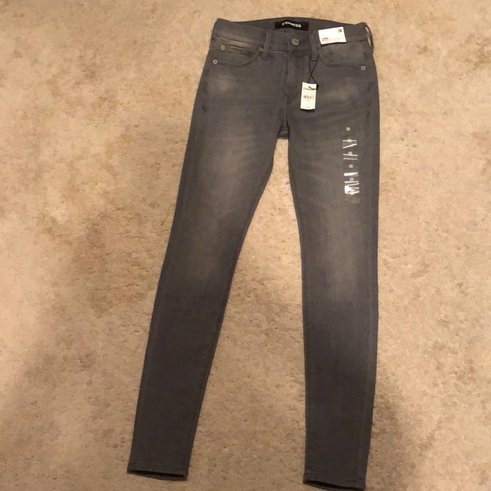 Gray jeans